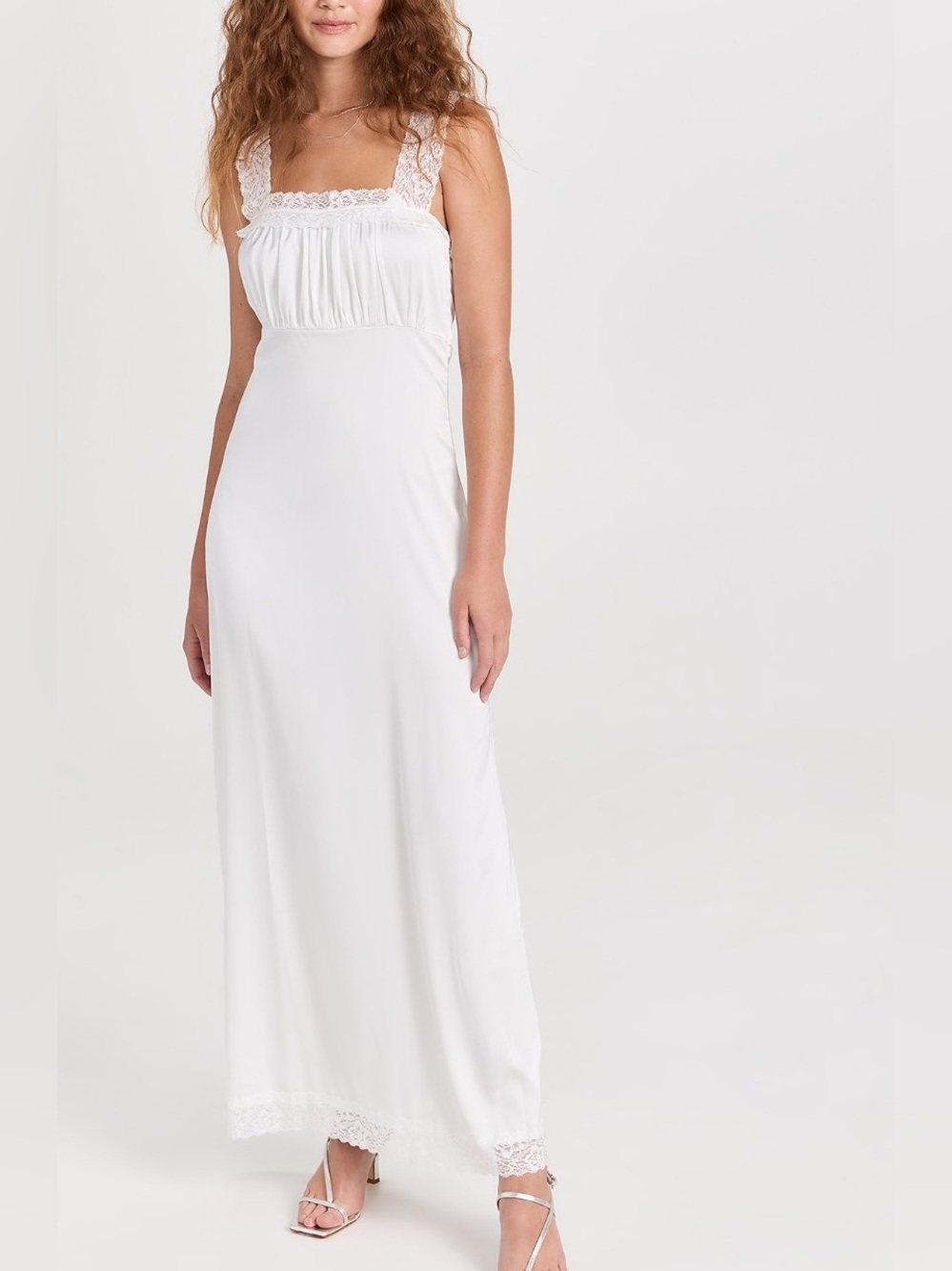 LIONESS Ballerina Vintage Maxi Dress in White